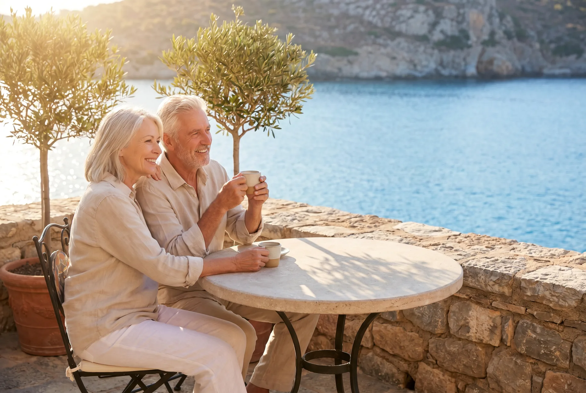 Mediterrane Terrasse