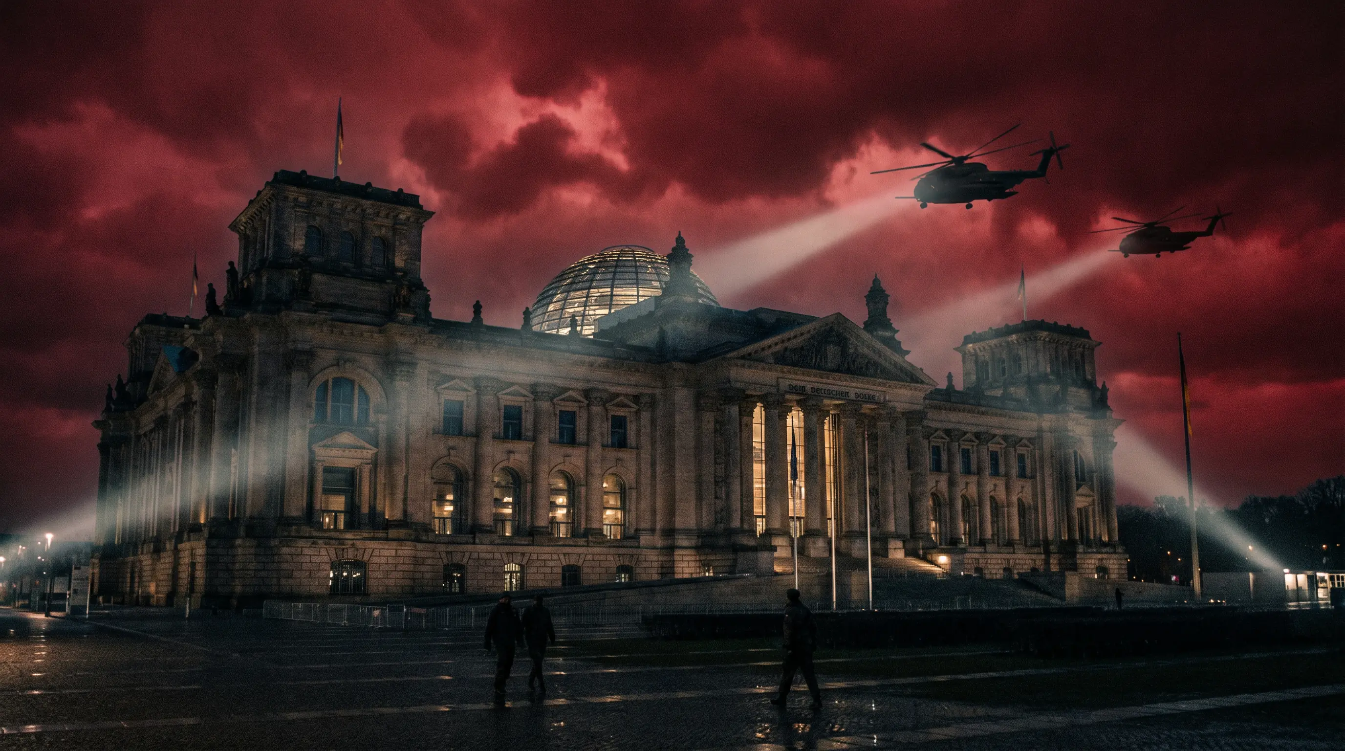 Reichstag Berlin at night